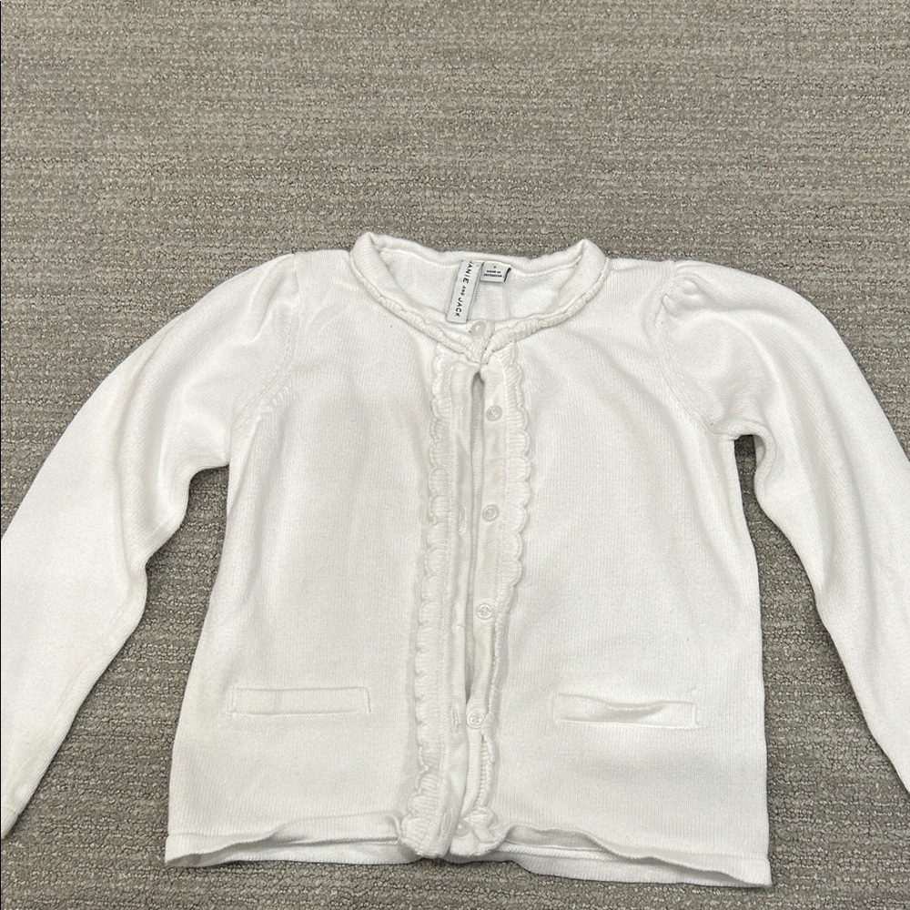 Janie and Jack White Kids Sweater